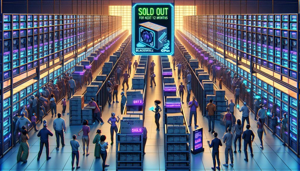 Nvidia Blackwell GPUs sold out for the next 12 months as AI market boom continues